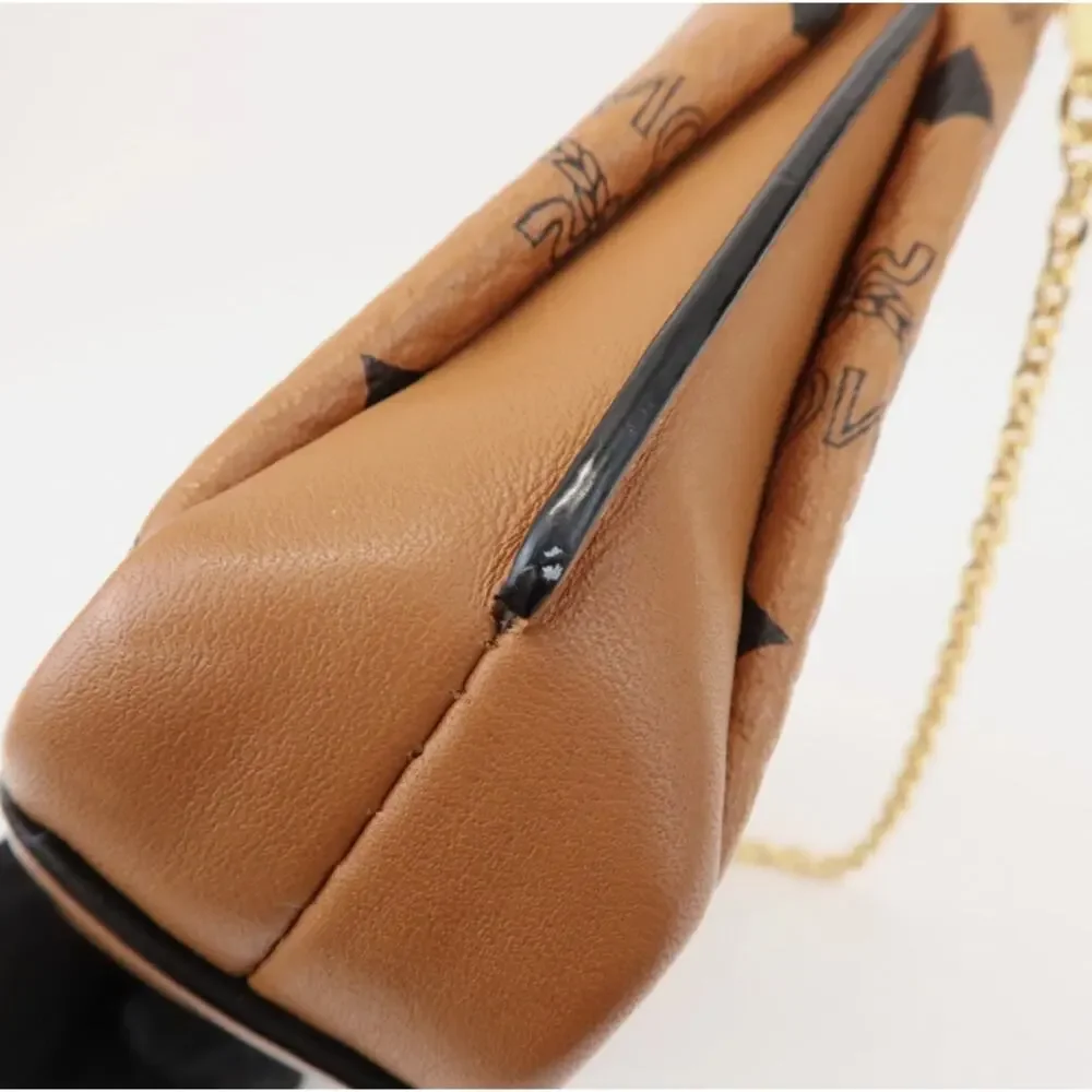 💎✨STUNNING✨💎Authentic MCM Visetos Leather Clutch Shoulder bag - Picture 12 of 15